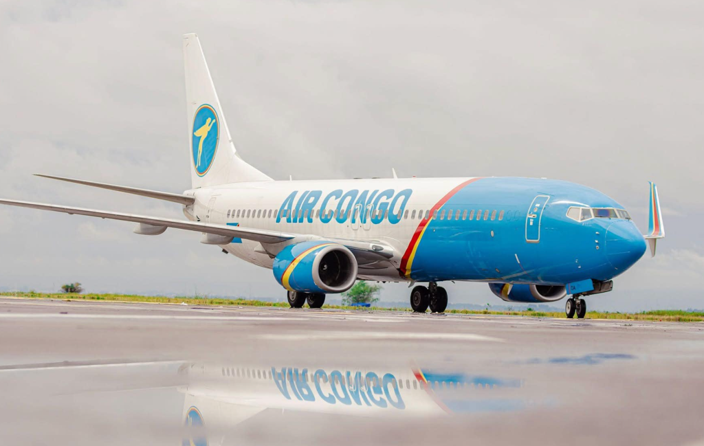 Air Congo arrive à Bruxelles